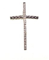 Charm VP Gioielli Donna croci in Oro Diamante 0.21 Ct CHOR-14-73 - CHOR-14-73